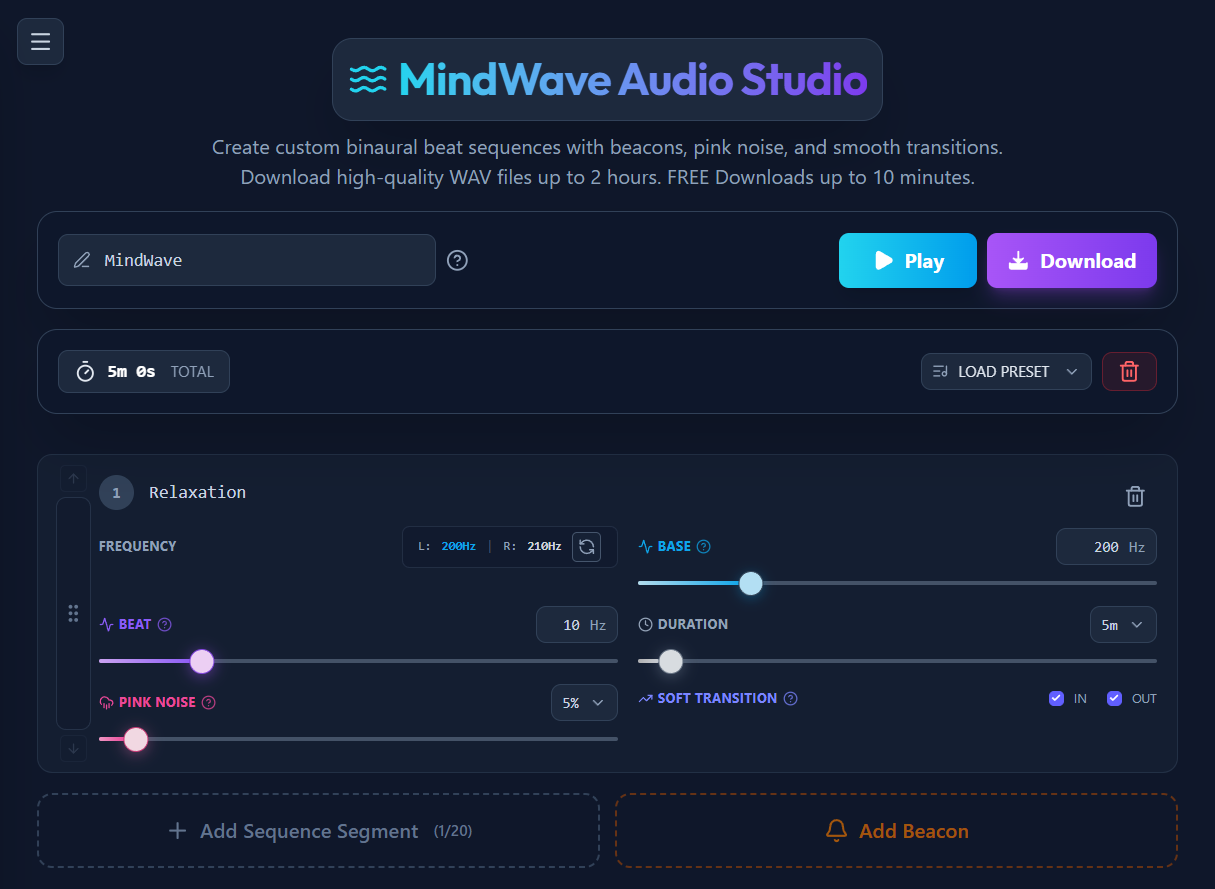 Data Mindwave MindWave Audio Studio